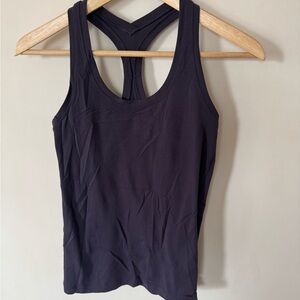 lululemon athletica Black Racerback Tank Top